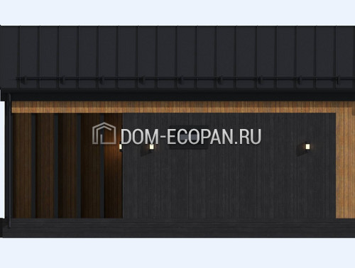 Проект сип-дома: ЭКОПАН - 40 кв.м